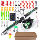 FISHKING Telescopic Fishing Rod Set with Reel and Accessories