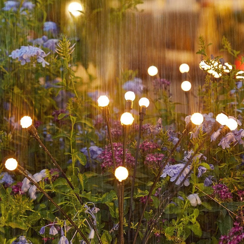 Solar Outdoor Waterproof Firefly Garden Light with LED