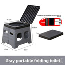 Outdoor portable travel car toilet