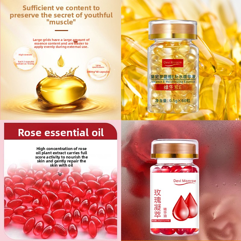 Rose Essence Vitamin E Skin Care Oil