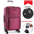 Travel Suitcase with Universal Wheels and Combination Lock