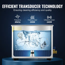 VEVOR Professional Ultrasonic Cleaner, 10L Ultrasonic Jewelry Cleaner With Digital Timer & Heater, Stainless Steel Industrial SonicCleaner 40kHz For Glasses, Watches, Rings, Small Parts