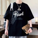 Letter-print short-sleeved T-shirts