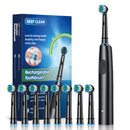 Rotating Electric Toothbrush with 5 Modes and Soft Bristles