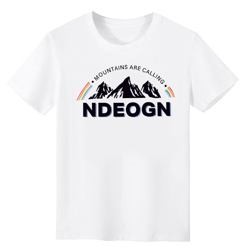 Men's Summer Printed Slim Fit Short Sleeve T-shirt