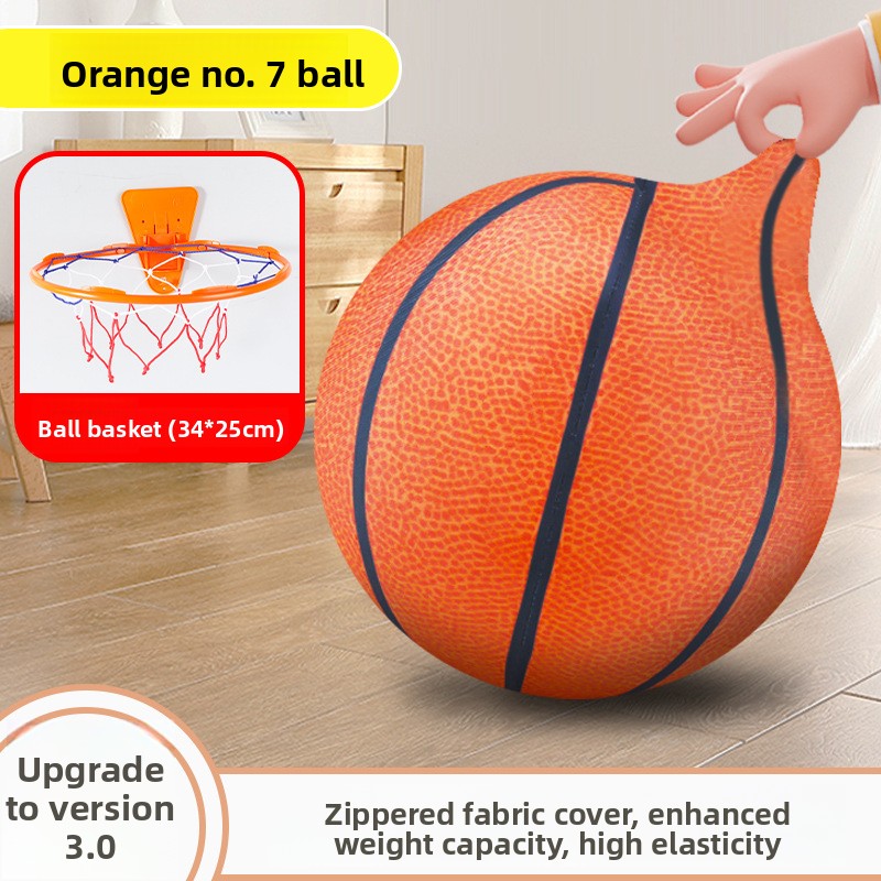 Foldable Indoor Basketball Hoop with Silent Ball