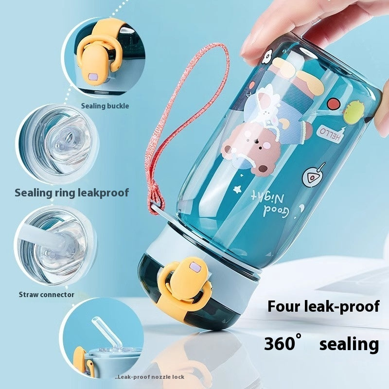 Children's Plastic Bounce Direct Drink Portable Water Cup