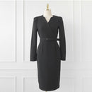 V-neck Waist Slim Slimming Mid-length One-step Skirt