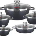 Die-cast pot, aluminum pot, non-stick pot and soup pot set