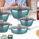 Die-cast pot, aluminum pot, non-stick pot and soup pot set