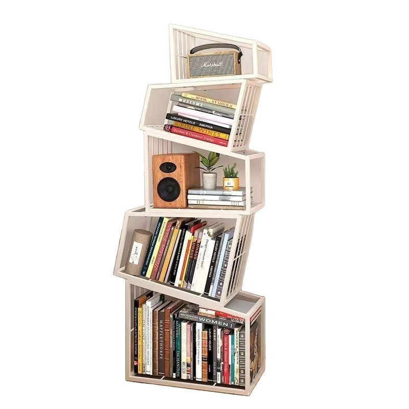 Modern Wrought Iron Corner Bookshelf