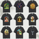 Washed and distressed T-shirt