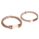 Titanium steel 18K high-quality gold-plated bracelet