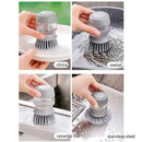 Automatic Liquid Dispensing Kitchen Pot Brush
