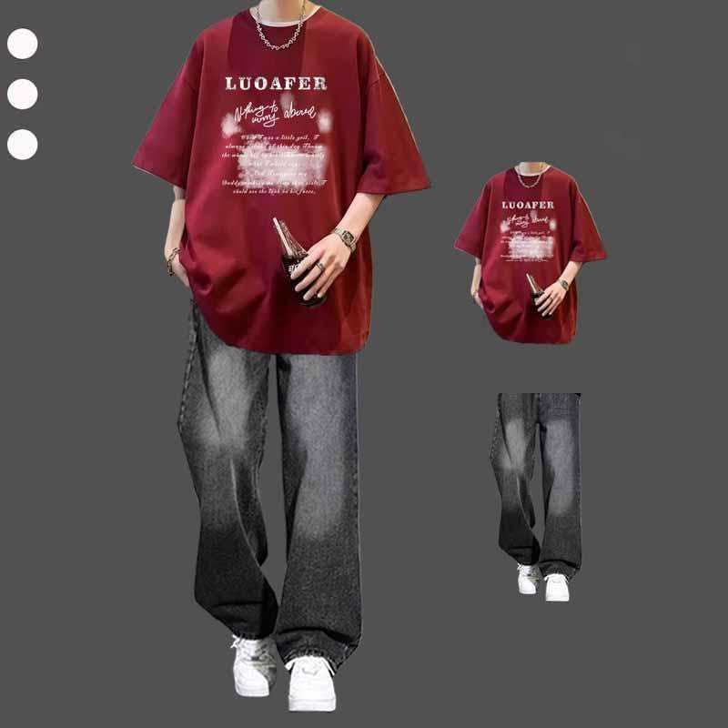 Short-sleeved T-shirt Men's Summer Suit