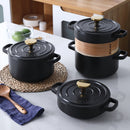 Steamer Double Ceramic Casserole Set