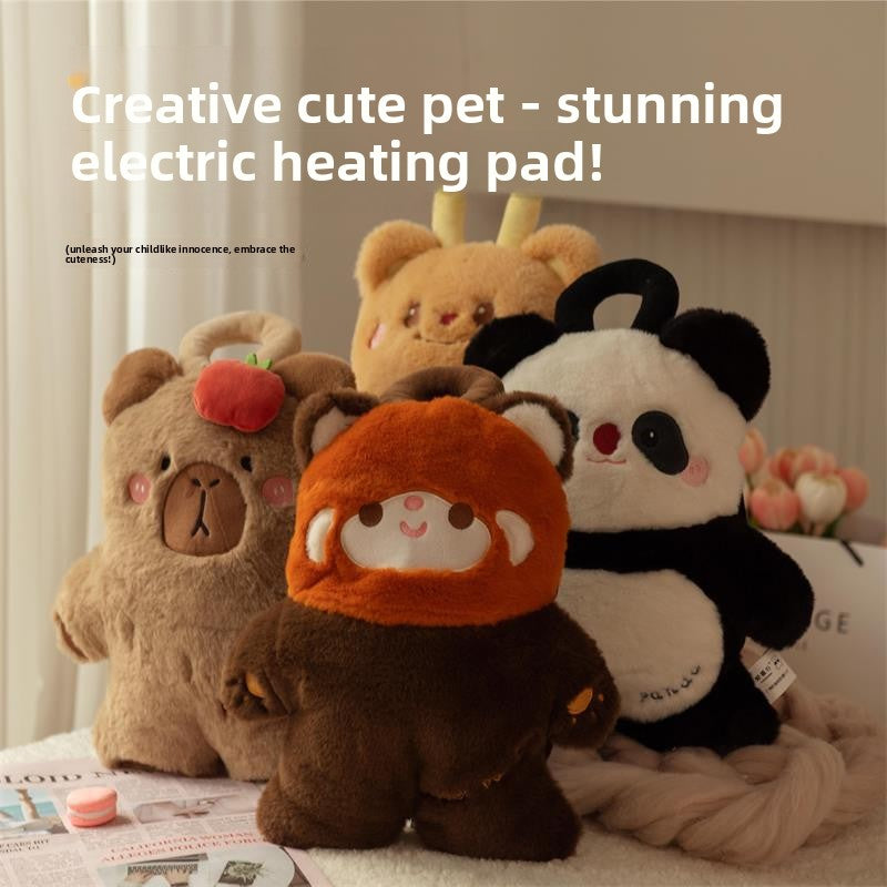 Plush Rechargeable Hand Warmer Hot Water Bag