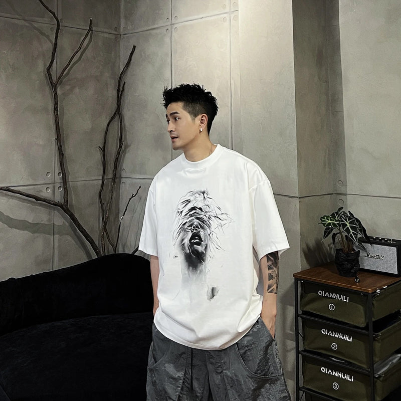 Fashion Casual Print Short Sleeve T-Shirt