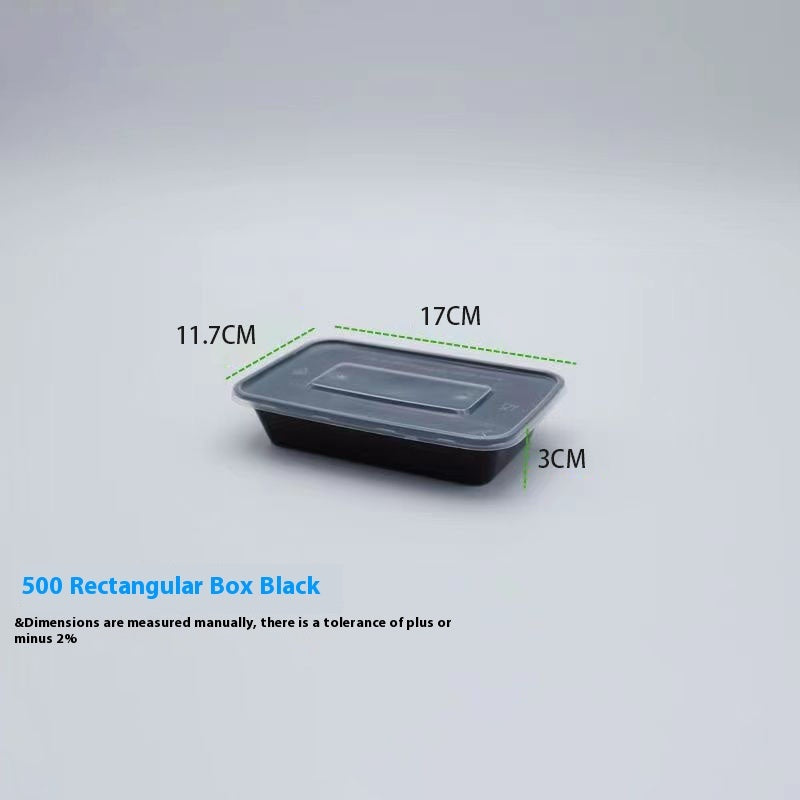 Food Grade Rectangular Transparent Thickened Disposable To-go Box