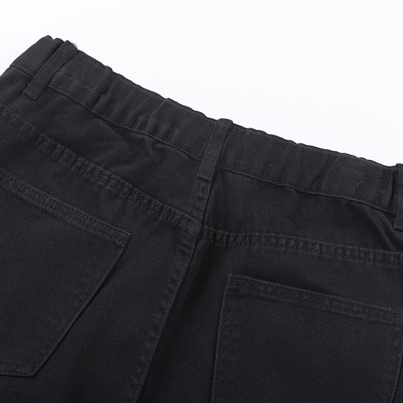 Men's Pure Color Minimal Versatile Baggy Pants