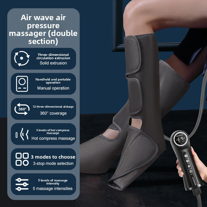 Air Wave Leg Massager with Remote Control