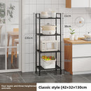 Multi-level kitchen storage rack