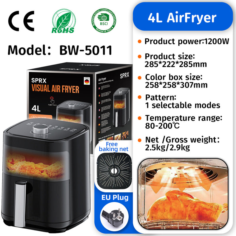 Air Fryer Household Flip-Free Airfryer