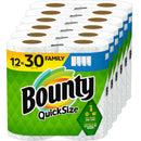 Bounty Paper Towels Quick Size, White, 16 Family Rolls = 40 Regular Rolls (Packaging May Vary)