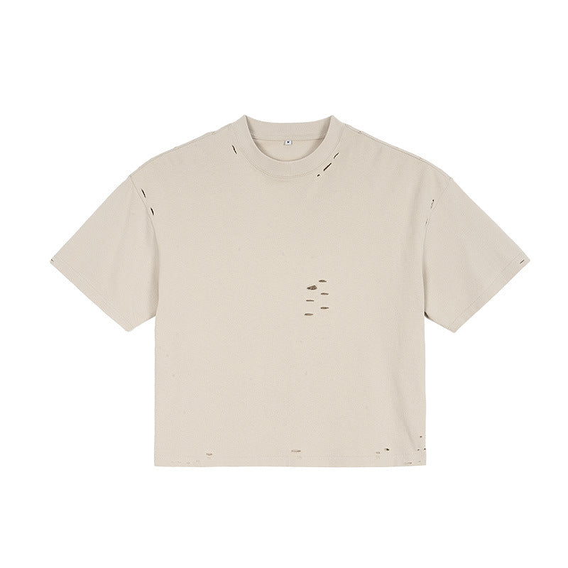 Retro Youth Pure Color Men's T-Shirt