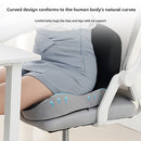Memory Foam Seat Cushion with Backrest for Office and Home