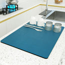 PU Leather Kitchen Countertop Drain Mat