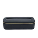 Portable Waterproof Leather TPU Transparent Toiletry Bag