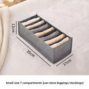 Clothing storage gadget - compartmentalized storage box