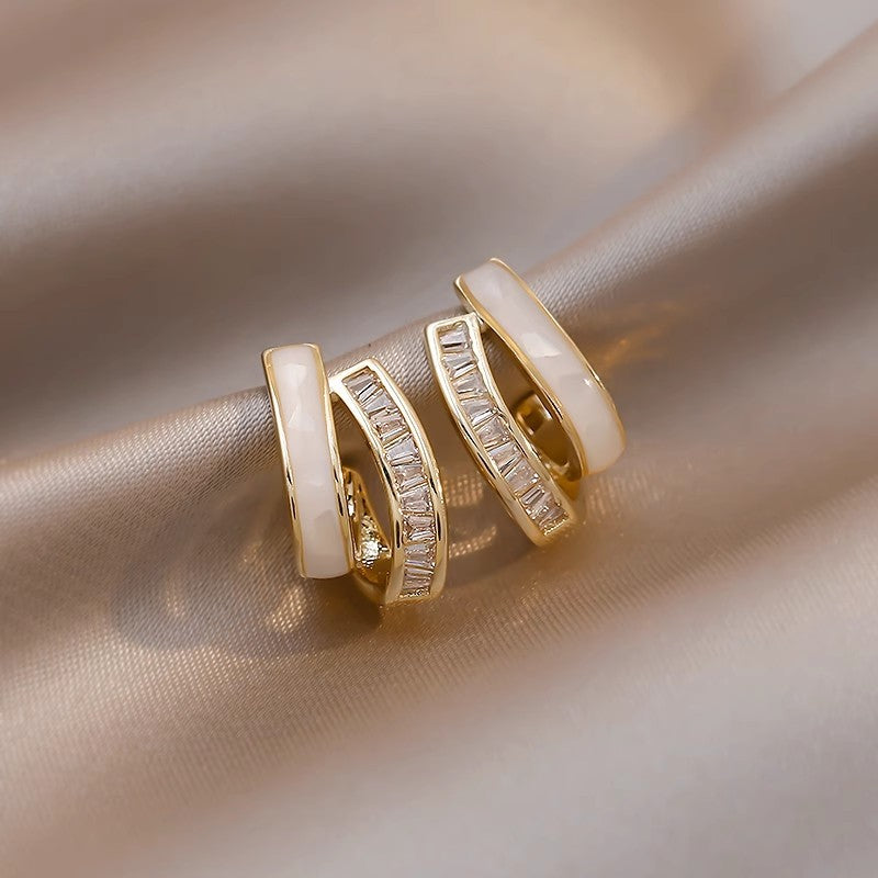 S925 Silver Pearl Earrings Elegant Light Luxury Fashion Jewelry