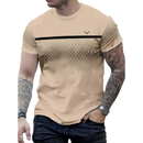 3D digital printed men's T-shirt