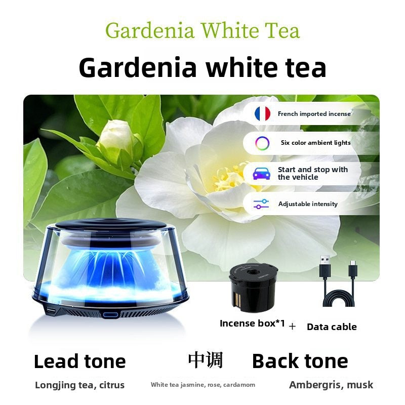 Automatic Spray Car Aromatherapy Machine with LED Lights