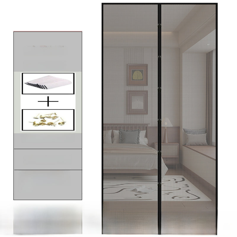 Magnetic Anti Mosquito Door Curtain with No Drill Installation