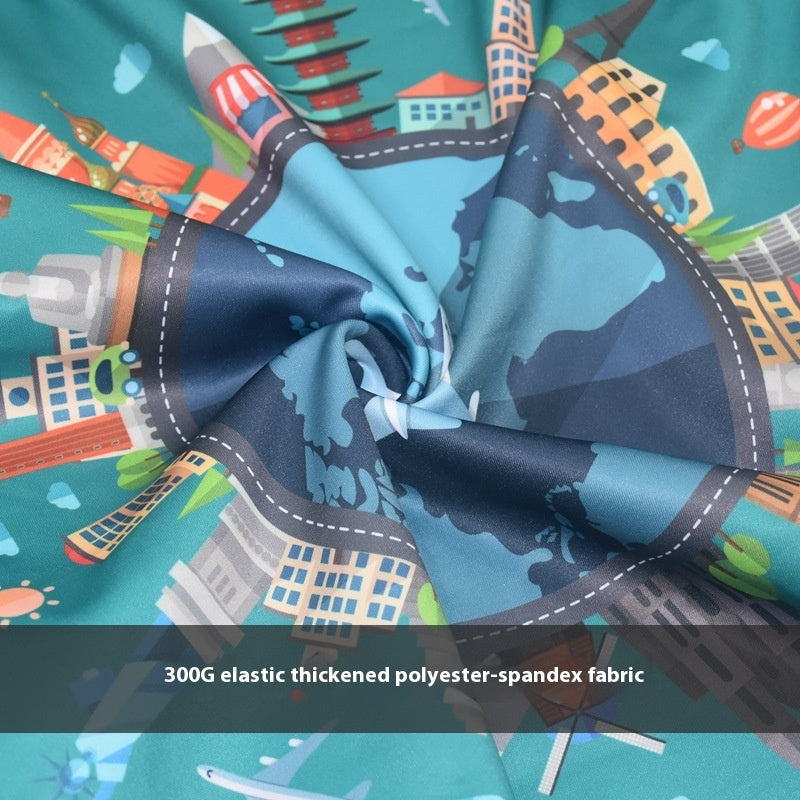 Luggage Protective Cover Elastic Thickening And Wear-resistant Printed Dust Cover 18-32 Inch