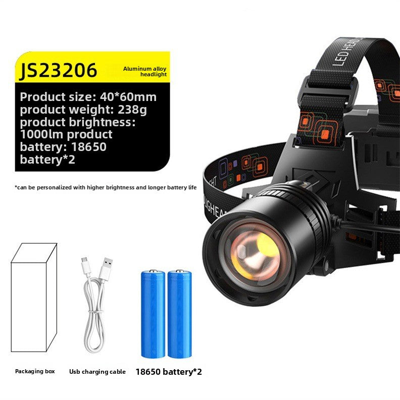 Long battery life, strong bald head with sensor light