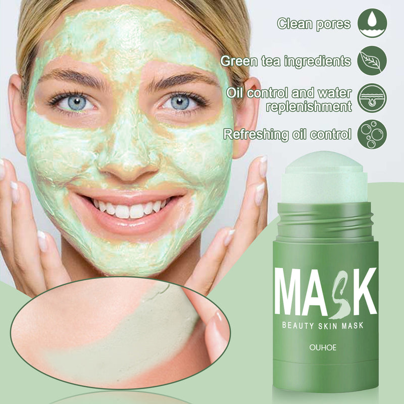 OUHOE Green Tea Facial Mask Stick