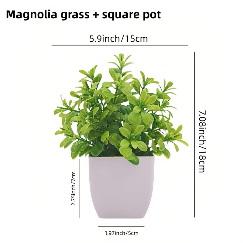 Simulation of small potted plants