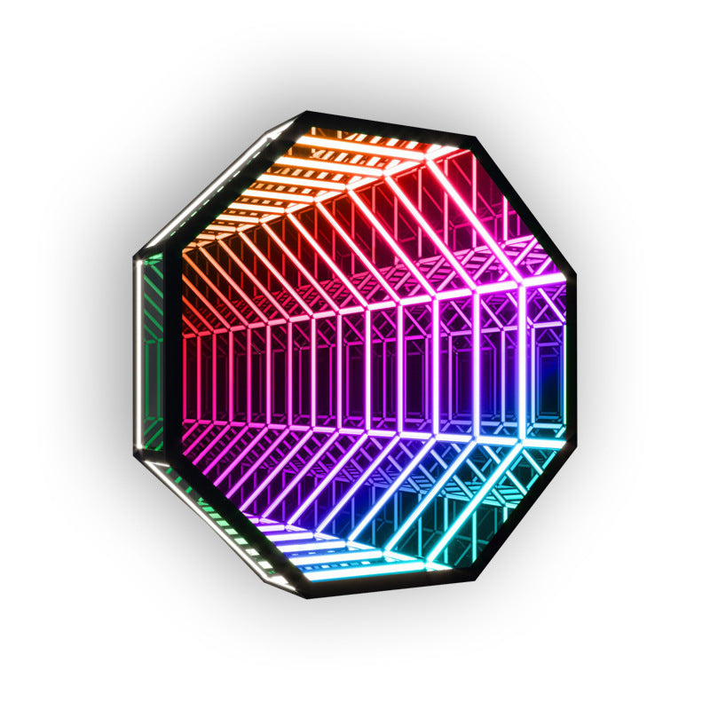 Multi-Layer LED Abyss Mirror Wall Light for Modern Decoration