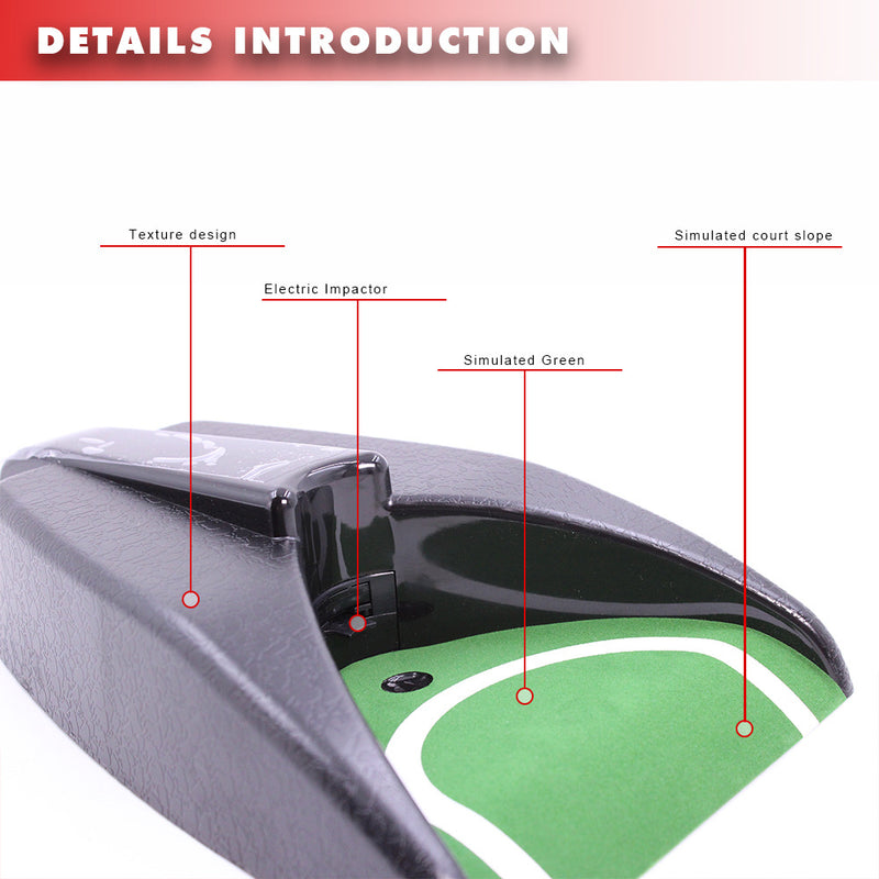 Golf automatic ball return device