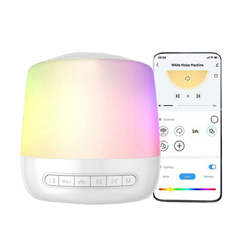 Baby Sleep Aid Lamp with White Noise and Multicolor Light