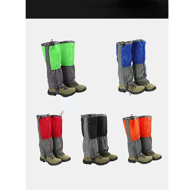 Outdoor mountaineering snow waterproof snowshoe cover hiking desert sandproof foot cover leg warmers for both men and women - TrendTrove