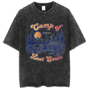 Washed and distressed T-shirt