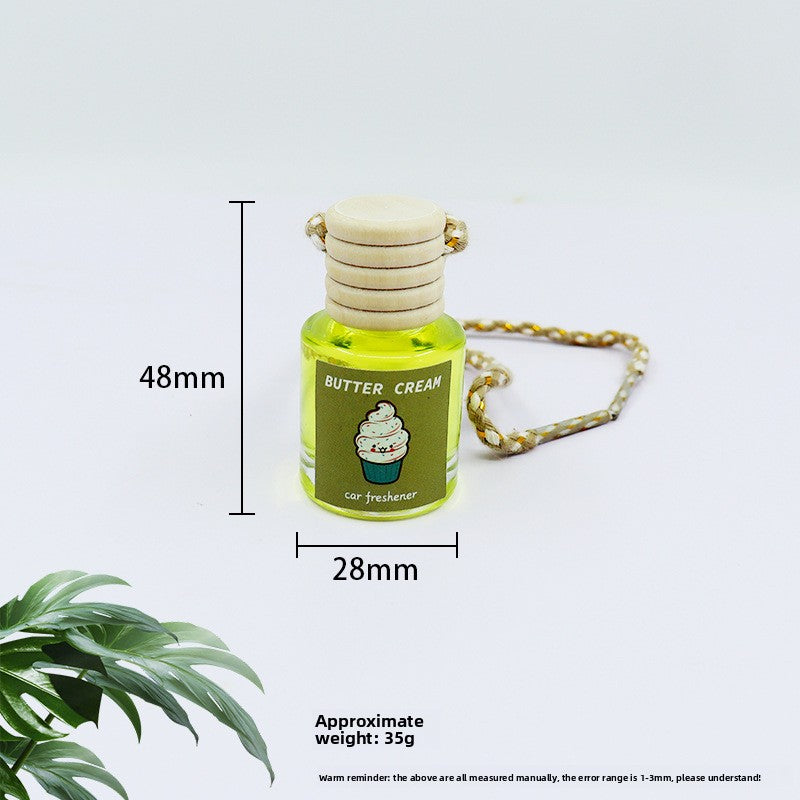 Car Aromatherapy Glass Bottle Perfume Hanging Air Freshener