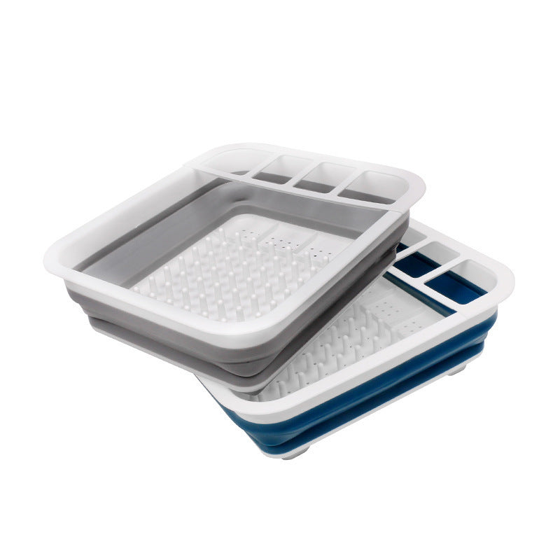 Folding draining basket kitchen