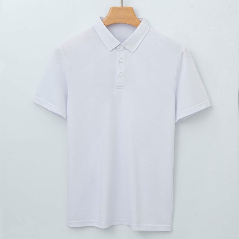 Tencel Draped No-Iron Polo Shirt