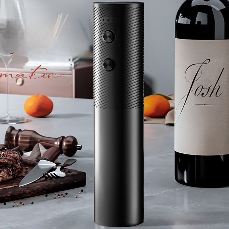 Electric USB Rechargeable Wine Bottle Opener with Base